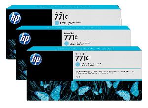 HP 771C - Original - Pigment-based ink - Light Cyan - HP - Multi pack - HP DesignJet Z6200 - Z6610 - Z6810